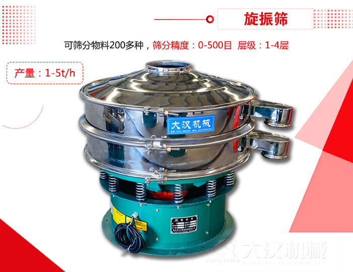 旋振篩可以特殊定制有：材質(zhì)方面包括：碳鋼，不銹鋼，全不銹鋼層級(jí)方面包括：?jiǎn)螌?，雙層，三層，四層等