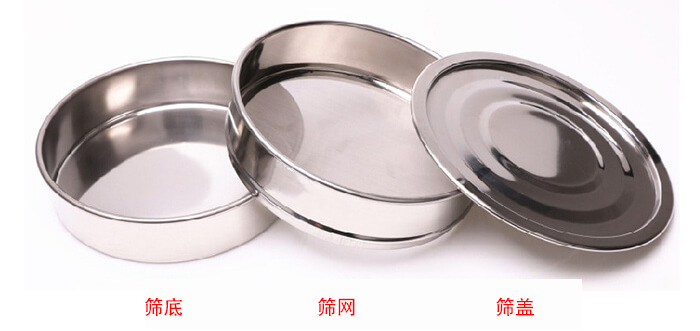篩底，篩網，篩蓋展示圖